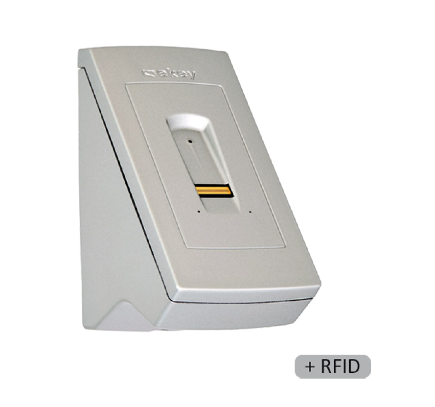 Lesegerät | Fingerabdruck & RFID | Aufputz | RS485 | Grau
