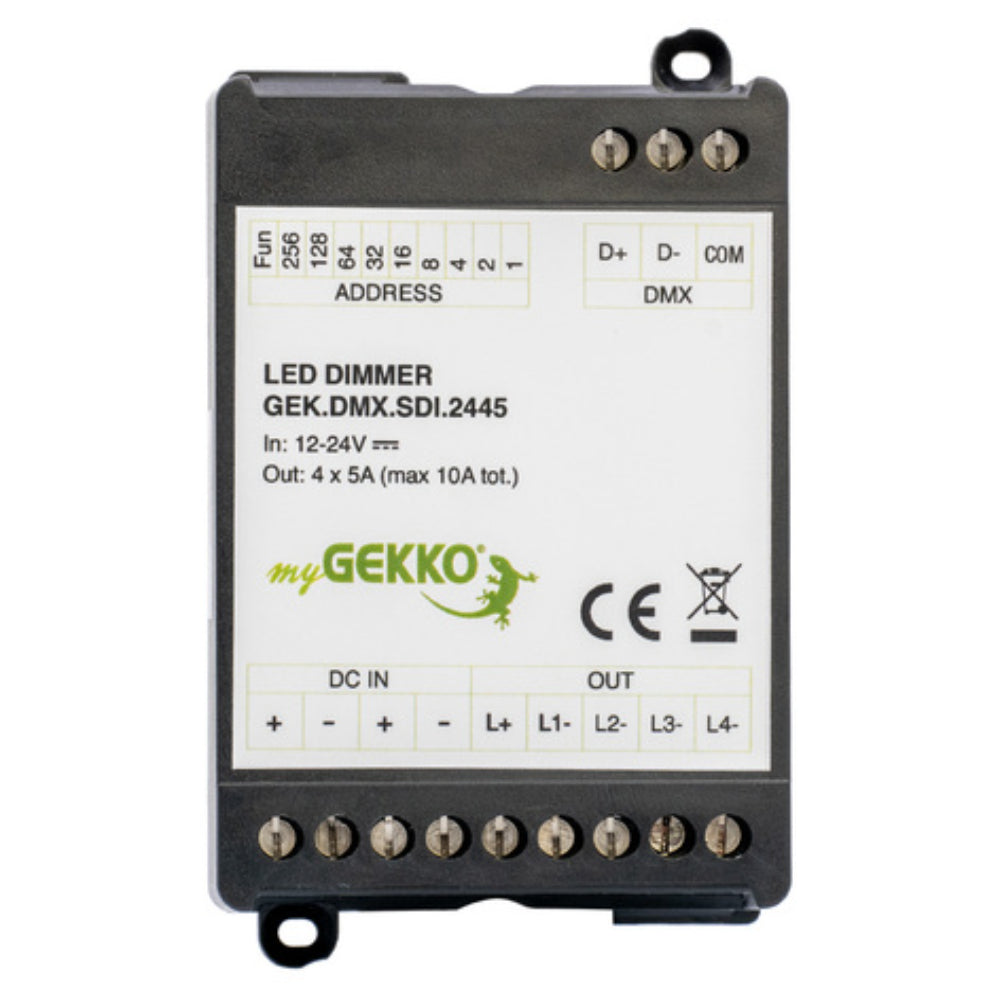 DMX Dimmer 4 Kanal 24V DC/ 5A