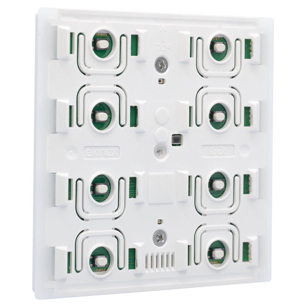 Taster | 8fach | °C | Unterputz | KNX | Weiß