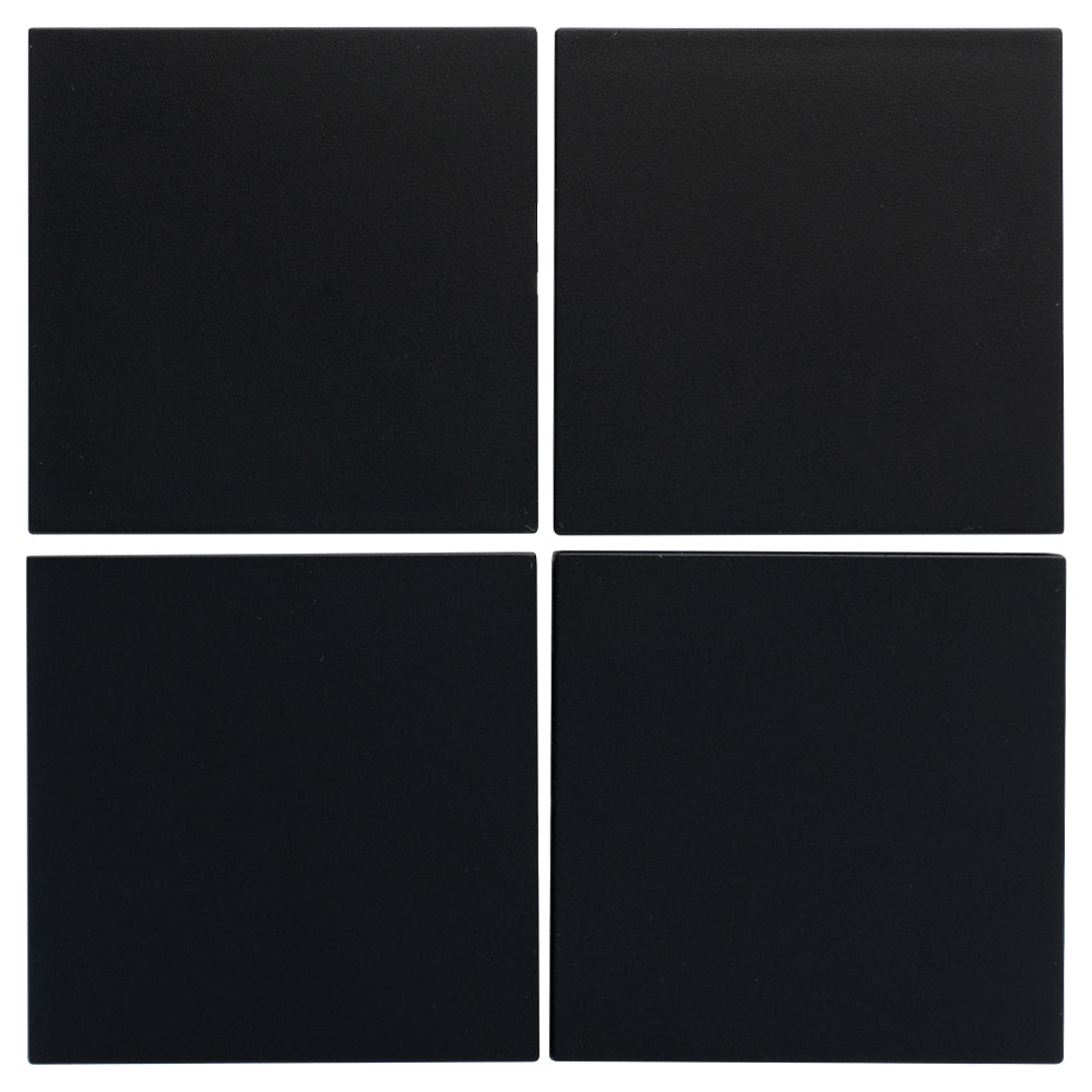 Set vier Wippen quadratisch 40x40 mm für Taster | 8fach | Schwarz