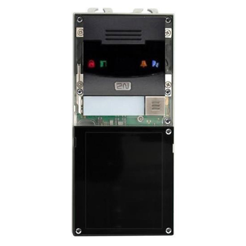 Außensprechstelle modular | 1 Taste | Unterputz | RJ45 | Schwarz