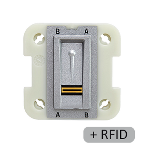 Lesegerät | Fingerabdruck & RFID | 55x55 | RS485 | Grau