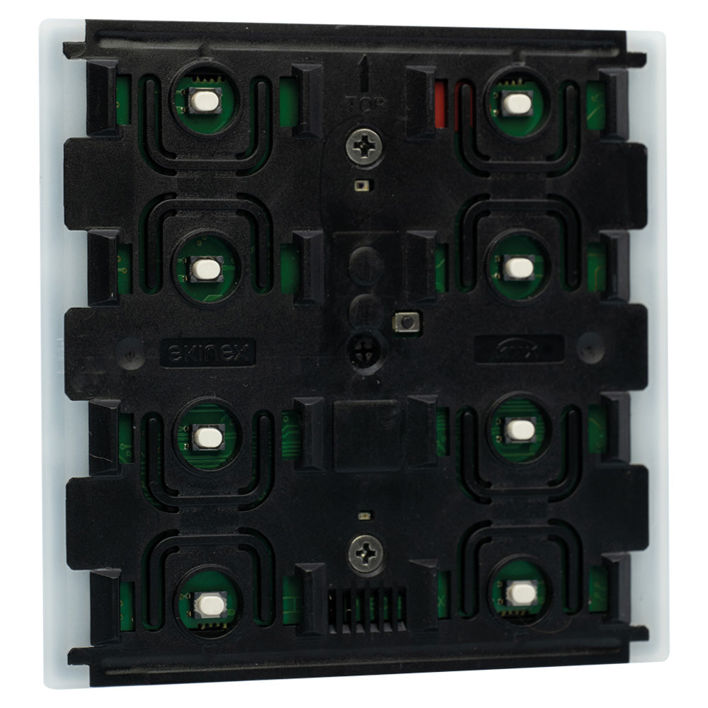Taster | 8fach | °C | Unterputz | KNX | Schwarz