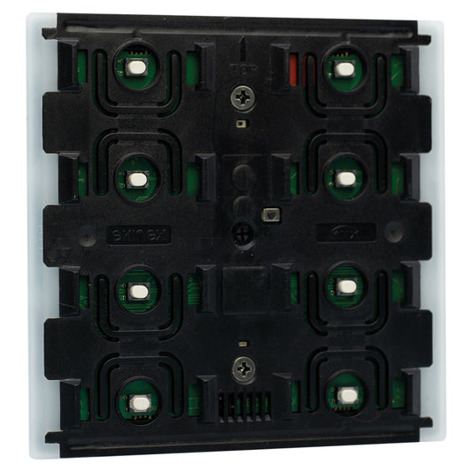 Taster | 8fach | °C | Unterputz | KNX | Schwarz