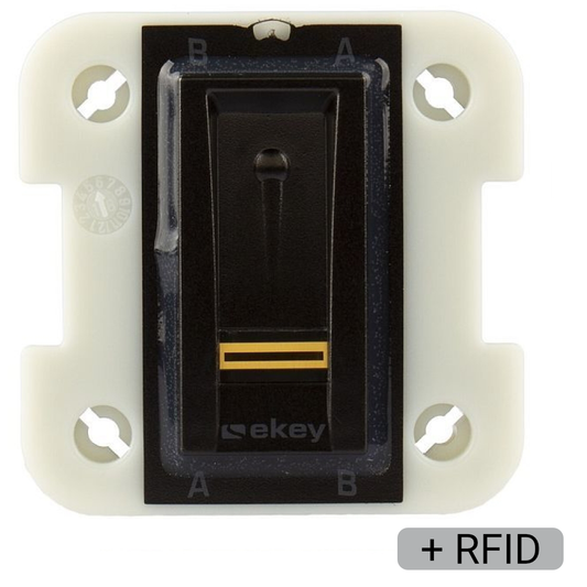 Lesegerät | Fingerabdruck & RFID | 55x55 | RS485 | Schwarz