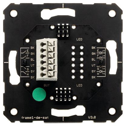 Zusatztaster für KNX Busankoppler | 4fach | 55x55mm | Unterputz