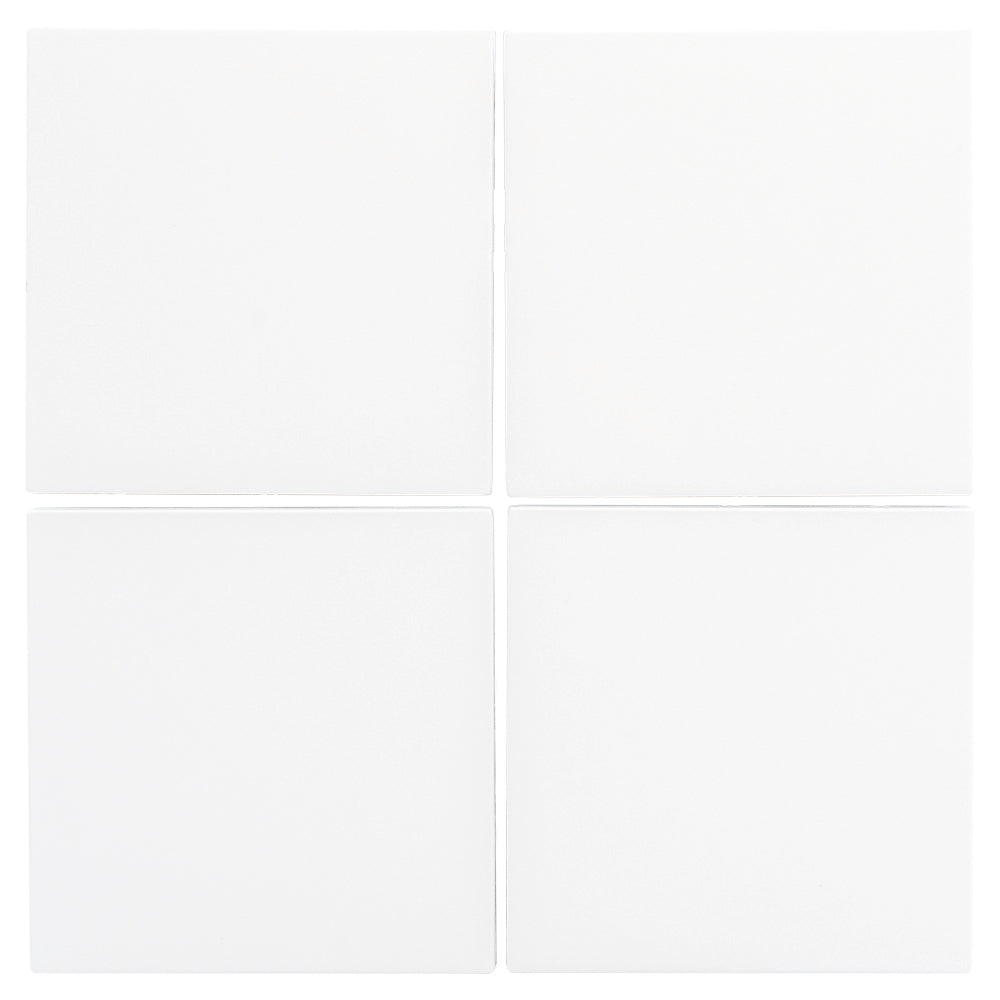 Set vier Wippen quadratisch 40x40 mm für Taster | 8fach | weiß