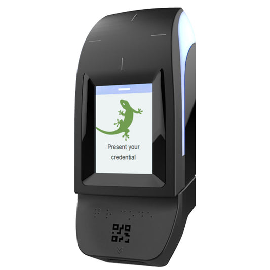 Lesegerät | RFID | Bildschirm | QR | Aufputz | RS485 | Schwarz