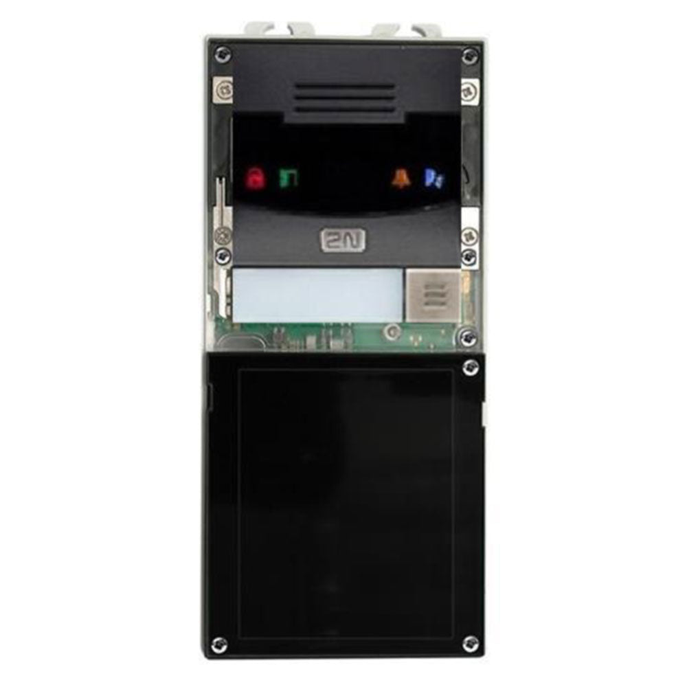 Außensprechstelle modular | 1 Taste | Unterputz | RJ45 | Schwarz