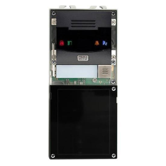 Außensprechstelle modular | 1 Taste | Unterputz | RJ45 | Schwarz